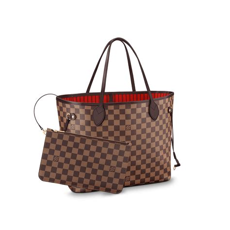 louis vuitton neverfull mm cherry damier ebene|louis vuitton damier neverfull price.